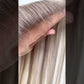 HD Swiss Lace Hairline Wig Topper with Fishline Virgin Human Hair