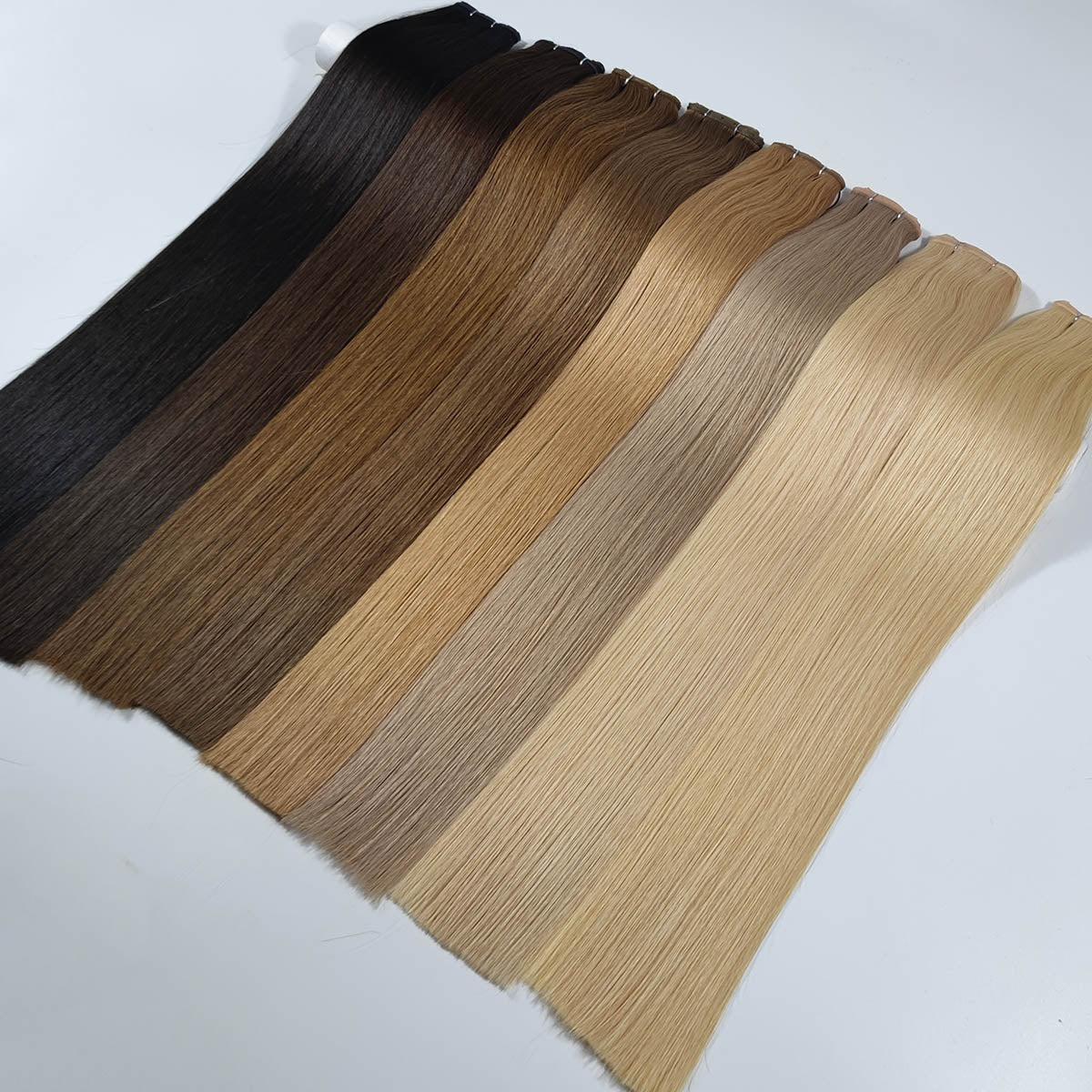 Human Hair Butterfly Hybrid Genius Weft Extensions with Holes