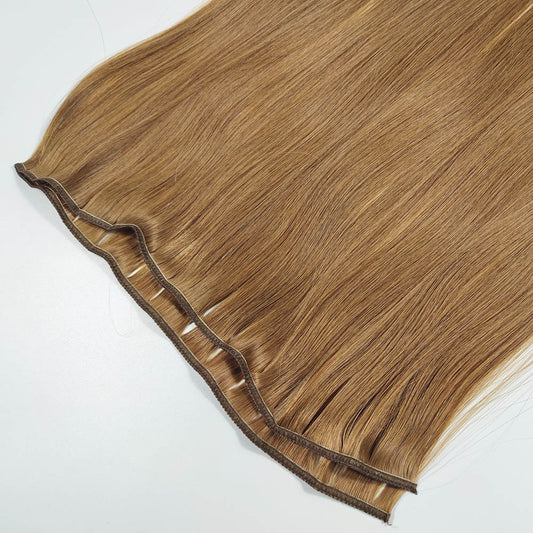 Double Layer Volume Flat Weft Human Hair Extensions