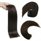Darkest Brown Clip In Hair Extensions 120g set