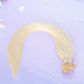 Light Ash Blonde Straight Flat Tip Hair Extensions