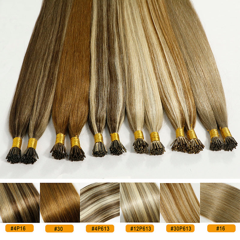 Highlights Remy Human Hair I Tip Hair Extensions