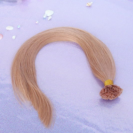 Honey Blonde Straight Flat Tip Hair Extensions