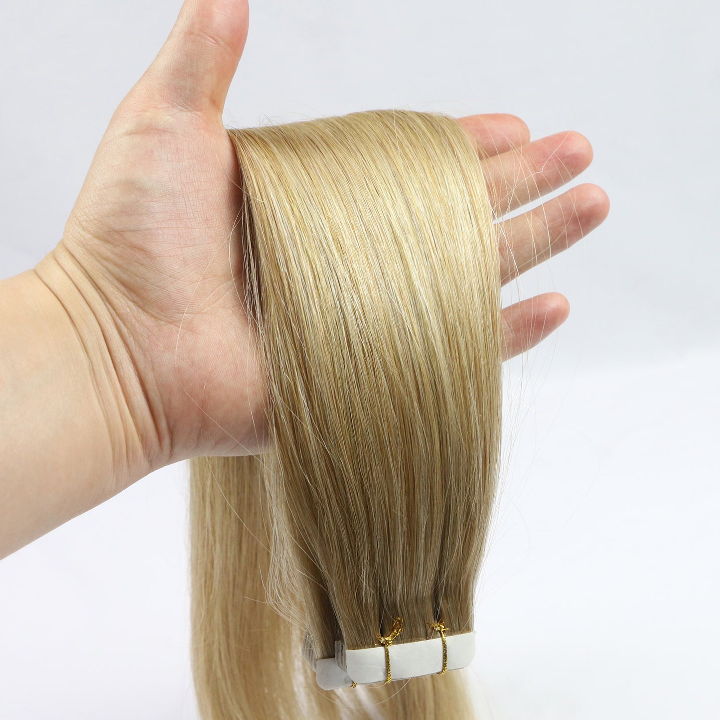Honey Blonde Straight Tape In Hair Extensions