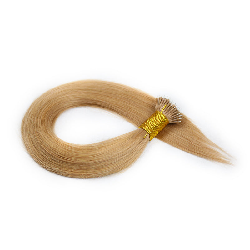 Honey Blonde Straight Nano Ring Hair Extensions