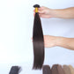 Darkest Brown Straight Nail U Tip Hair Extensions