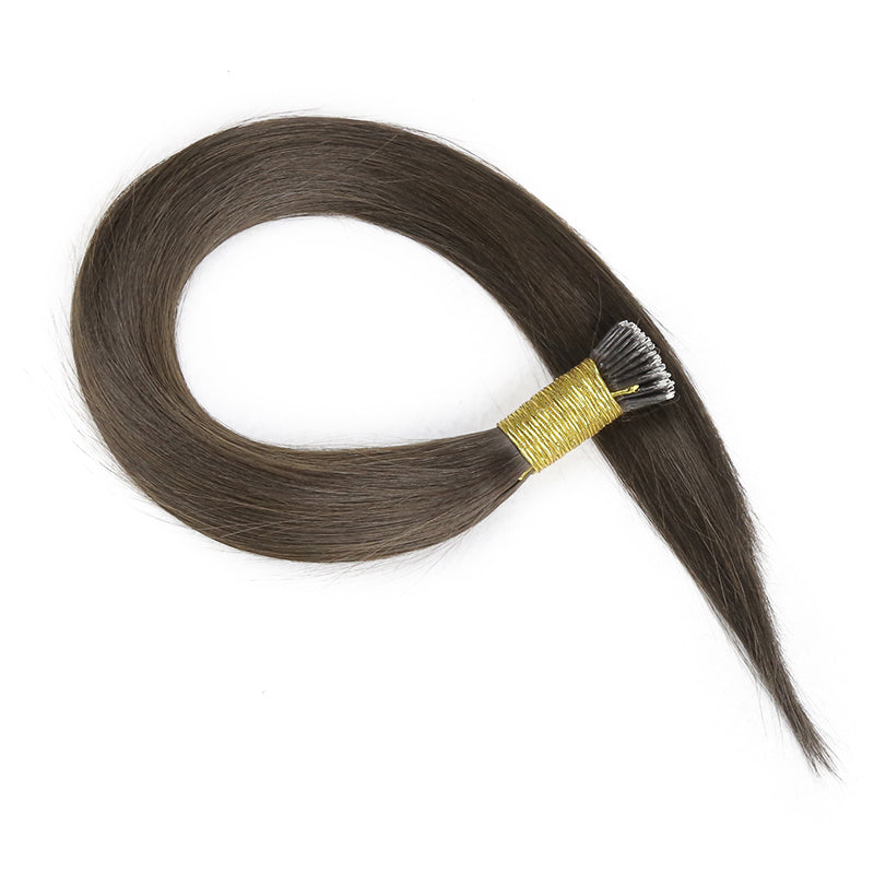Darkest Brown Straight Nano Ring Hair Extensions