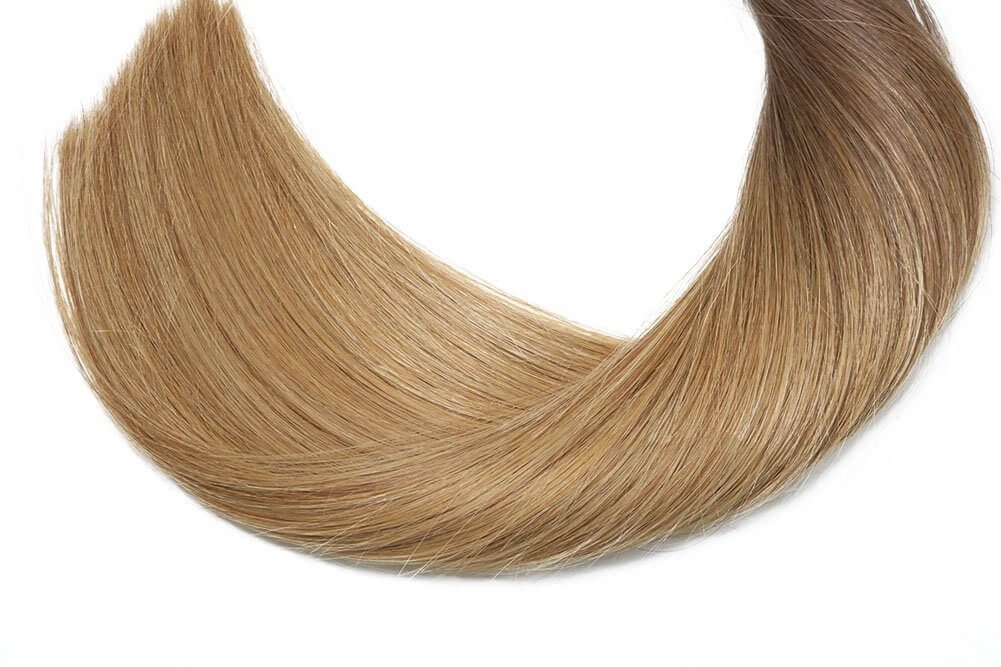 3 Colors Ombre Dark Brown to Honey Blonde Straight Tape In Hair Extensions