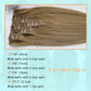 Virgin Human Hair Clip In Hair Extensions 8pcs 120g set
