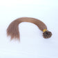Medium Brown Straight Nail U Tip Hair Extensions