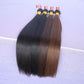 Jet Black Straight I Tip Hair Extensions